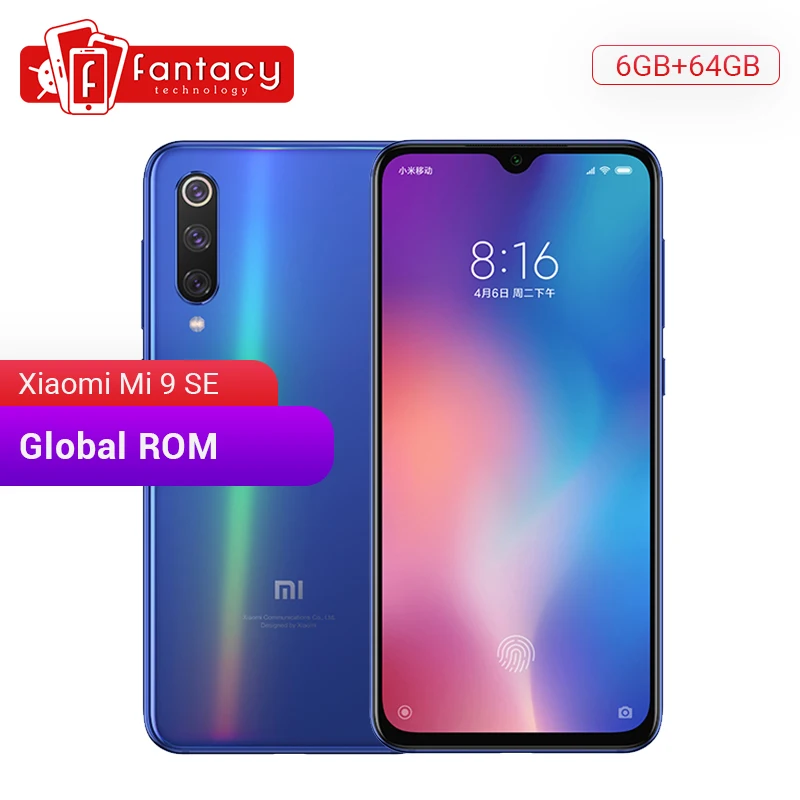 

Global Rom Xiaomi Mi 9 SE Snapdragon 712 Octa Core 6GB 64GB 5.97" AMOLED FHD+ Display Mi9 SE Smartphone 48MP Triple Cameras