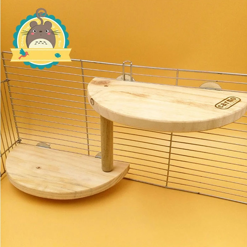 CARNO 2-Tier Small Pet Toy Wooden Cage Platform Shelf Stand Board for Chinchilla Hamster Squirrel Rat
CARNO 2-Tier Small Pet Toy Wooden Cage Platform Shelf Stand Board for Chinchilla Hamster Squirrel Rat