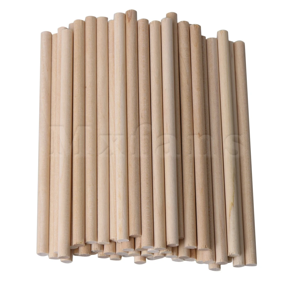 Mxfans 10cm Length 5mm Dia Round Birch Wood Sticks Dowel Rods for Lollies Craft Toffee Building Architectural Model Pack of 50
Mxfans 10cm Length 5mm Dia Round Birch Wood Sticks Dowel Rods for Lollies Craft Toffee Building Architectural Model Pack of 50