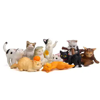 10pcs/set Artificial Cute Playing Cat Figurine Miniature Lifelike Kitten Animal Decoration Mini Garden Cartoon Statue Craft
10pcs/set Artificial Cute Playing Cat Figurine Miniature Lifelike Kitten Animal Decoration Mini Garden Cartoon Statue Craft