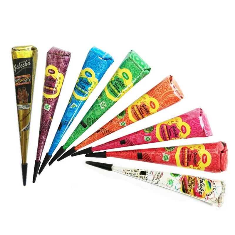 Indian Henna Paste Temporary Tattoo Waterproof Body Paint Art Cream Cone For Stencil Mehndi Body Art SN45
Indian Henna Paste Temporary Tattoo Waterproof Body Paint Art Cream Cone For Stencil Mehndi Body Art SN45
