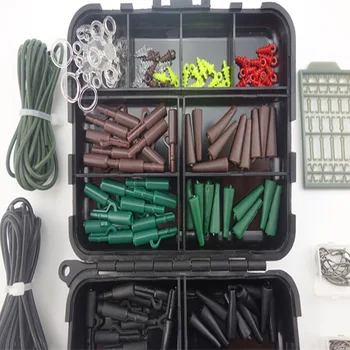 NEW 1 Set Assorted Carp Fishing Accessories Hooks Rubber Tubes Swivels Beads Sleeves Stoppers with Box
NEW 1 Set Assorted Carp Fishing Accessories Hooks Rubber Tubes Swivels Beads Sleeves Stoppers with Box