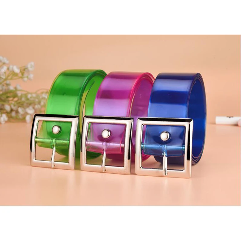 High Quality Plastic Belt Friendly Candy Multi Color Silicone Rubber Leather Belt Smooth Clear Buckle For Women Men
High Quality Plastic Belt Friendly Candy Multi Color Silicone Rubber Leather Belt Smooth Clear Buckle For Women Men