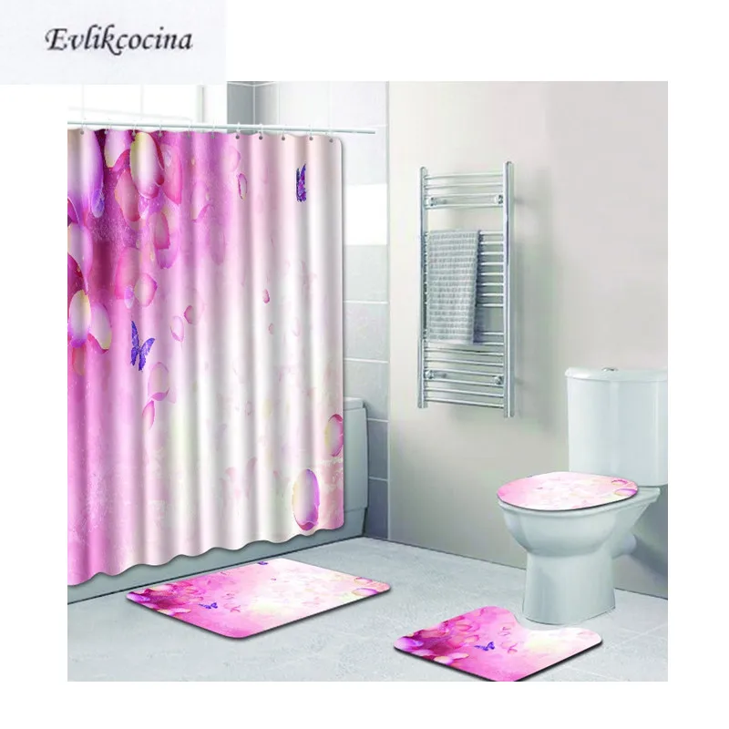 Free Shipping 4pcs Petal Butterflies Banyo Paspas Bathroom Carpet Toilet Bath Mat Set Non Slip Tapis Salle De Bain Alfombra Bano
Free Shipping 4pcs Petal Butterflies Banyo Paspas Bathroom Carpet Toilet Bath Mat Set Non Slip Tapis Salle De Bain Alfombra Bano