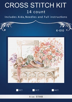 flowers and hat home Decor counted14ct white canvas similar DMC Cross Stitch kits14ct needlework Set DIY embroidery K0103th
flowers and hat home Decor counted14ct white canvas similar DMC Cross Stitch kits14ct needlework Set DIY embroidery K0103th