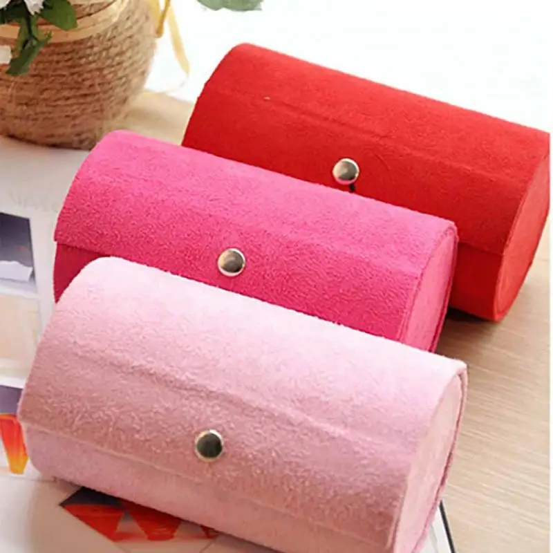 New Stylish Retro Jewelry Box Travel Three-Layer Roll-up Snap Storage Velvet Jewelry Case for Women Earring Bracelet Necklace
New Stylish Retro Jewelry Box Travel Three-Layer Roll-up Snap Storage Velvet Jewelry Case for Women Earring Bracelet Necklace