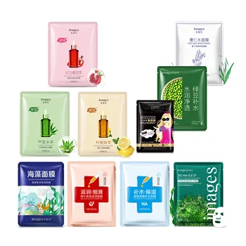 Images 10Pcs Snail Plant Fruit Essense Facial Mask Smoothing Hydrating Moisturizing Shrink Pores Eye Black Mask Skin Care
Images 10Pcs Snail Plant Fruit Essense Facial Mask Smoothing Hydrating Moisturizing Shrink Pores Eye Black Mask Skin Care