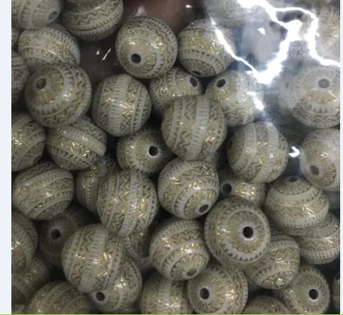Wholesale 12mm 50pcs Beige Color With gold Line Acrylic Round Spacer Ball Beads For Jewelry DIY fishing B1215X-2XX
Wholesale 12mm 50pcs Beige Color With gold Line Acrylic Round Spacer Ball Beads For Jewelry DIY fishing B1215X-2XX
