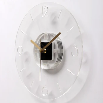 Dual use Laser Cut Acrylic Creative Wall Clock Simple Household Mute Living Room Bedroom Minimalist Modern Decorative Wall Watch
Dual use Laser Cut Acrylic Creative Wall Clock Simple Household Mute Living Room Bedroom Minimalist Modern Decorative Wall Watch