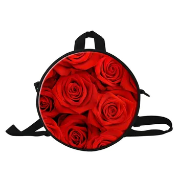 Preppy Style Girls Mini School Bags Red Rose Printing Round 9 inch Round Backpack For Children Kindergarten Book Bag Mochilas
Preppy Style Girls Mini School Bags Red Rose Printing Round 9 inch Round Backpack For Children Kindergarten Book Bag Mochilas