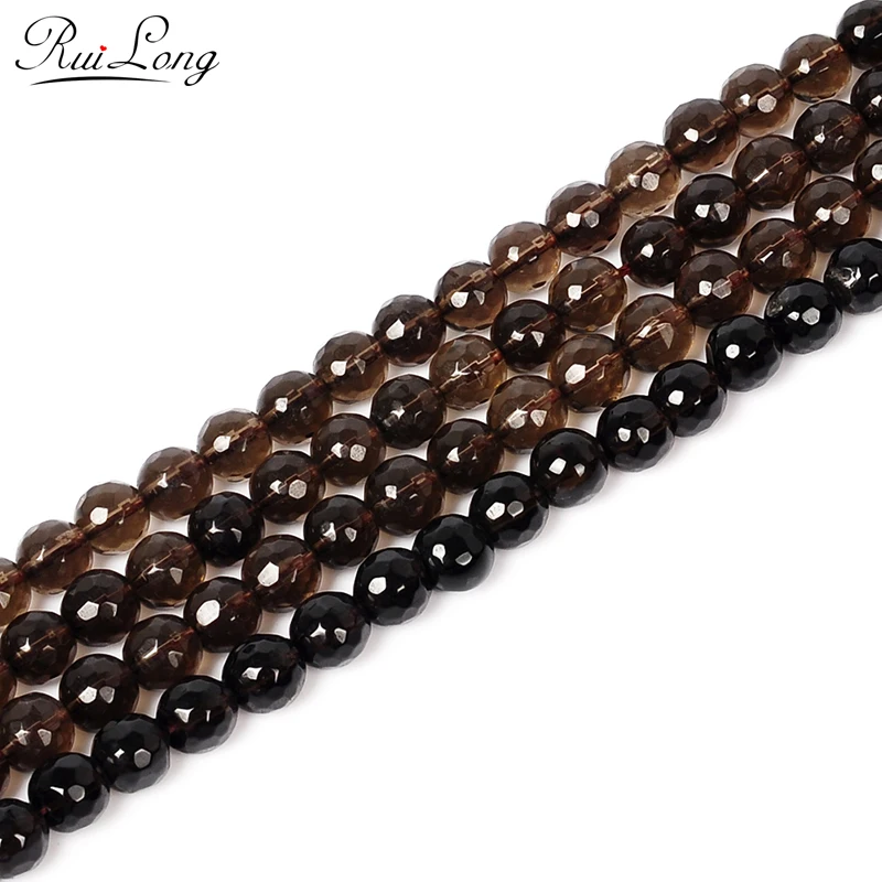 6mm 8mm 10mm 12mm Pick Size natural stone beads Round Loose Faceted Smoky brown Quartz stone Beads For DIY Necklace Bracelet
6mm 8mm 10mm 12mm Pick Size natural stone beads Round Loose Faceted Smoky brown Quartz stone Beads For DIY Necklace Bracelet