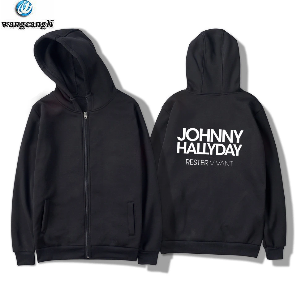 Johnny Hallyday zipper hoodies men/women fashion brand clothes streetwear tracksuit casual harajuku hip hop hoodie sweatshirt
Johnny Hallyday zipper hoodies men/women fashion brand clothes streetwear tracksuit casual harajuku hip hop hoodie sweatshirt