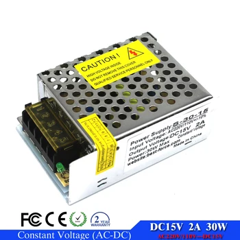 Switching Power Supply DC15V 2A 30W Converter 100-240V AC To Dc SMPS For Led Strip Display Light CNC CCTV
Switching Power Supply DC15V 2A 30W Converter 100-240V AC To Dc SMPS For Led Strip Display Light CNC CCTV