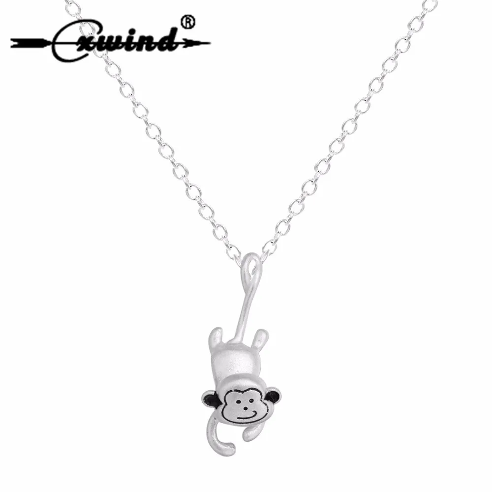 Cxwind Fashion Lovely Animal Monkey Necklaces & Pendants 3D Stereoscopic Necklace Jewelry for Women Statement Collares Collier
Cxwind Fashion Lovely Animal Monkey Necklaces & Pendants 3D Stereoscopic Necklace Jewelry for Women Statement Collares Collier