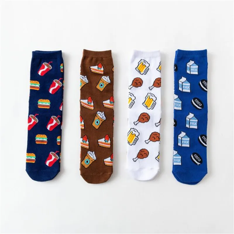 Women Cute Novelty Food Socks Milk French Fries Hamburger Socks Women Cotton Funny Socks For Female Girl Harajuku Kawaii Socks
Women Cute Novelty Food Socks Milk French Fries Hamburger Socks Women Cotton Funny Socks For Female Girl Harajuku Kawaii Socks