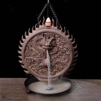 Creative backflow censer, ceramic incense burner, pottery, smoke flow, incensory, dragon arm, Buddha, sandalwood incense, tower~
Creative backflow censer, ceramic incense burner, pottery, smoke flow, incensory, dragon arm, Buddha, sandalwood incense, tower~