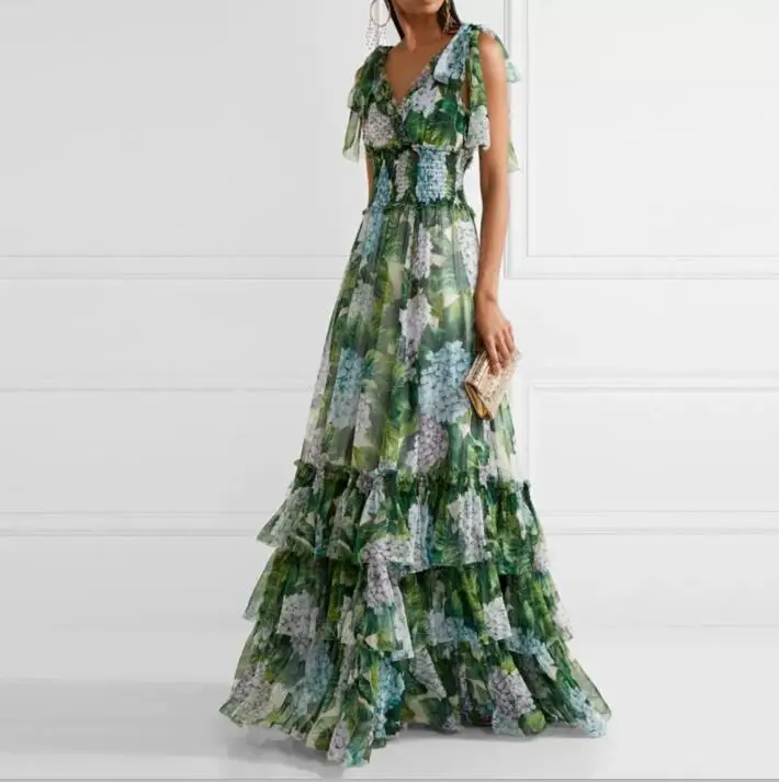 Top Quality Vintage Long Dress Elegant Sexy Strap Bow Sleeveless Print Night Club Celebrity Party Summer Dresses
Top Quality Vintage Long Dress Elegant Sexy Strap Bow Sleeveless Print Night Club Celebrity Party Summer Dresses