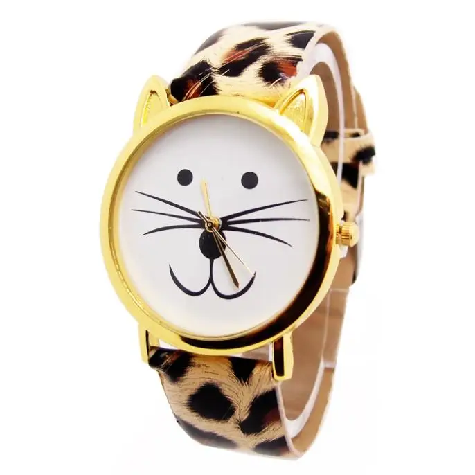 Hot Sales Lovely Leopard Leather Watch Children Girls Women Dress Quartz Wrist Watch Relojes Mujer GO120
Hot Sales Lovely Leopard Leather Watch Children Girls Women Dress Quartz Wrist Watch Relojes Mujer GO120