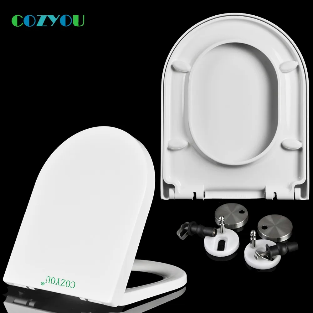 COZYOU Toilet seat Double button quickly remove U shape D type Slow Close Length 44 to 49cm, Width 35 to 36cm GBP17319SU
COZYOU Toilet seat Double button quickly remove U shape D type Slow Close Length 44 to 49cm, Width 35 to 36cm GBP17319SU