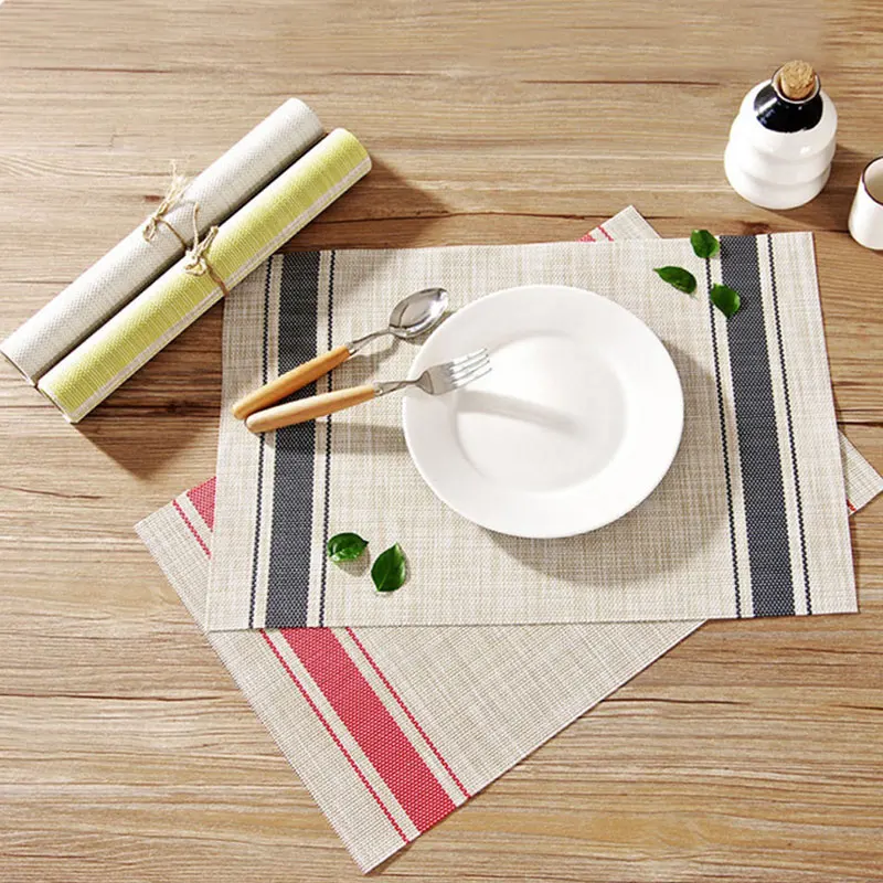 10Pcs Weave Placemat Dining Table Mats Pvc Waterproof slip-resistant Bowl Pads Coasters
10Pcs Weave Placemat Dining Table Mats Pvc Waterproof slip-resistant Bowl Pads Coasters