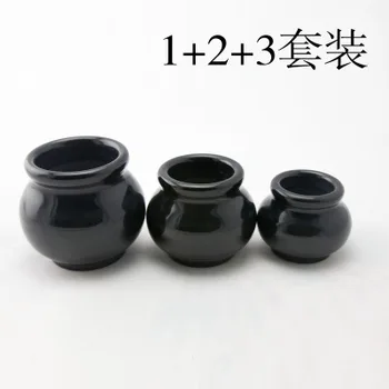 Meridian Health Care SIBIN BIAN natural Black Carving Stone Traditional Chinese Medicine Cupping stone pot fire cupping jar
Meridian Health Care SIBIN BIAN natural Black Carving Stone Traditional Chinese Medicine Cupping stone pot fire cupping jar