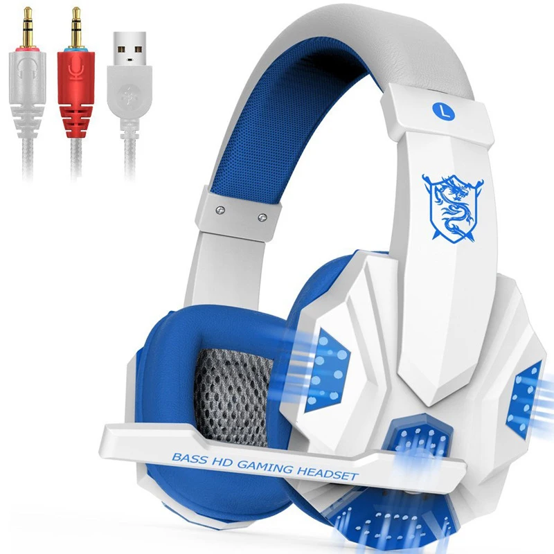 YITEK KL04 Gaming Headset Music Wired Headphones with Microphone Stereo Bass Earphone with Light for Computer PC Gamer
YITEK KL04 Gaming Headset Music Wired Headphones with Microphone Stereo Bass Earphone with Light for Computer PC Gamer