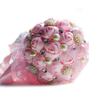 Romantic Solid Color Bride Hand-held Flowers Bridal Bouquets Silk Roses Dried flowers Hand bouquet decoration for wedding
Romantic Solid Color Bride Hand-held Flowers Bridal Bouquets Silk Roses Dried flowers Hand bouquet decoration for wedding