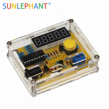 LED DIY Kits 1Hz-50MHz Crystal Oscillator Tester Frequency Counter Tester Meter Shell Parts Tester
LED DIY Kits 1Hz-50MHz Crystal Oscillator Tester Frequency Counter Tester Meter Shell Parts Tester