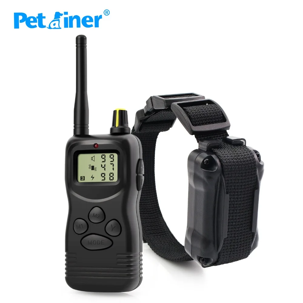 Petrainer 900-1 1000Meters Remote Dog Collar Electric Shock Item Dog Training Collar Dog Repeller
Petrainer 900-1 1000Meters Remote Dog Collar Electric Shock Item Dog Training Collar Dog Repeller