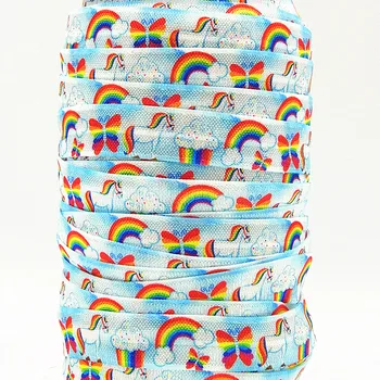 Q&N ribbon wholesale/OEM 5/8inch 16mm 161110005 cartoon horse design printed folded over elastic FOE 50yds/roll free shipping
Q&N ribbon wholesale/OEM 5/8inch 16mm 161110005 cartoon horse design printed folded over elastic FOE 50yds/roll free shipping