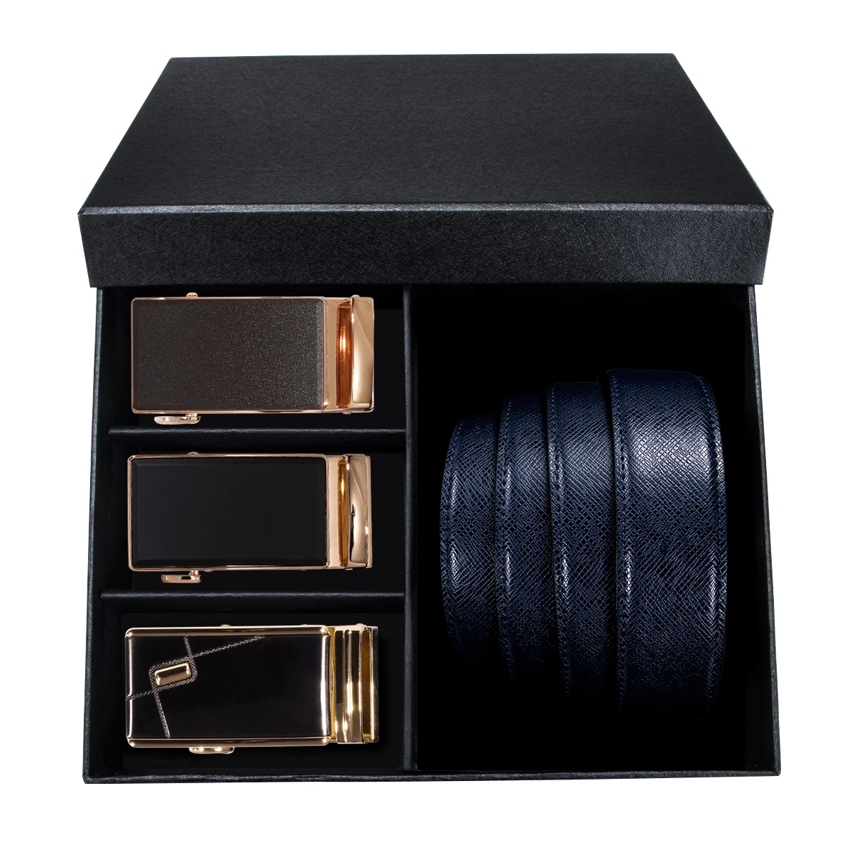 Barry.Wang Fashion Designers Men Belt 110-130cm Cowhide Leather Blue Strap 3PCS Automatic Buckle Belt For Men Gift Box Set GB-5
Barry.Wang Fashion Designers Men Belt 110-130cm Cowhide Leather Blue Strap 3PCS Automatic Buckle Belt For Men Gift Box Set GB-5