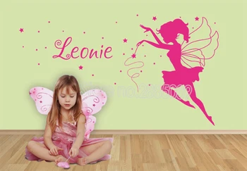 Personalised Name Design Magical Fairy Wall Stickers For Kids Rooms Custom Girl Name Baby Nursery Wall Decal Diy Removable LC136
Personalised Name Design Magical Fairy Wall Stickers For Kids Rooms Custom Girl Name Baby Nursery Wall Decal Diy Removable LC136