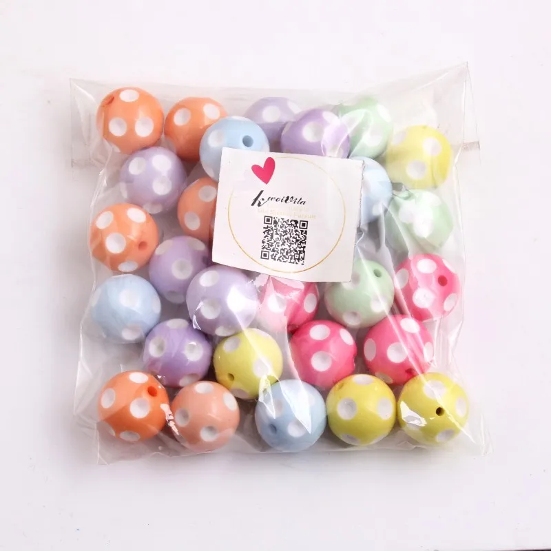 Kwoi vita 20mm 100pcs single Color Resin pastel Beads for Chunky Polka Dot beads necklaceWholesales
Kwoi vita 20mm 100pcs single Color Resin pastel Beads for Chunky Polka Dot beads necklaceWholesales