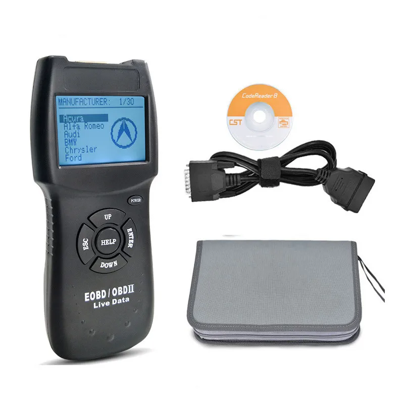 Professional D900 Car OBD2 Scanner Tool D900 Code Reader Diagnostic Tools Code Scanner OBD2 CANBUS Reader Vehicle Error Tester
Professional D900 Car OBD2 Scanner Tool D900 Code Reader Diagnostic Tools Code Scanner OBD2 CANBUS Reader Vehicle Error Tester