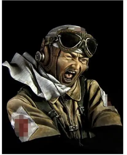 New Unassembled 1/10 ancient Pilot with Hat soldier BUST Resin Kit DIY Toys Unpainted resin model 
New Unassembled 1/10 ancient Pilot with Hat soldier BUST Resin Kit DIY Toys Unpainted resin model