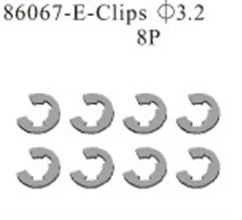 HSP part 86067 E-clips dia. 3.2 X8P For 1/16th RC Truck Truggy 94282 94283 94285 model hobby spare parts
HSP part 86067 E-clips dia. 3.2 X8P For 1/16th RC Truck Truggy 94282 94283 94285 model hobby spare parts