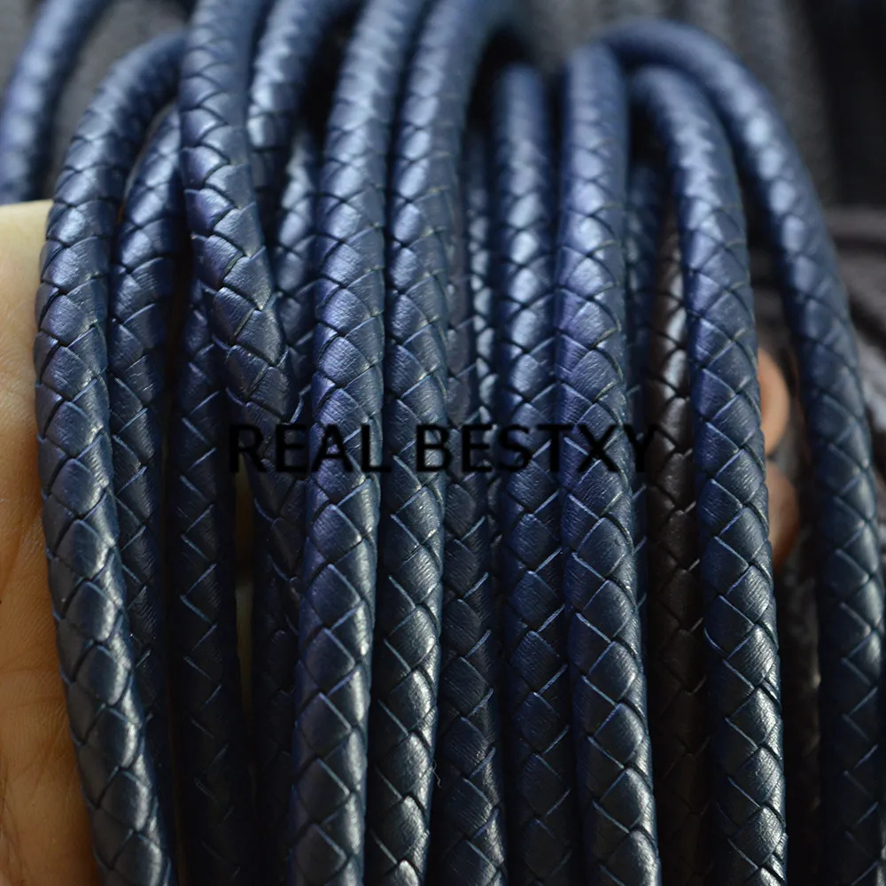REAL BESTXY 6mm blue Round Leather Cord Material for Jewelry Makign DIY jewelry leather findings leather strips super fiber art
REAL BESTXY 6mm blue Round Leather Cord Material for Jewelry Makign DIY jewelry leather findings leather strips super fiber art