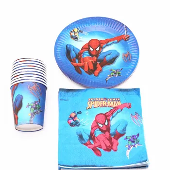40Pcs Spider-Man cartoon Party Decoration Plates Cups Napkins Cover Baby Shower Birthday Decors Kids Party Supplies
40Pcs Spider-Man cartoon Party Decoration Plates Cups Napkins Cover Baby Shower Birthday Decors Kids Party Supplies