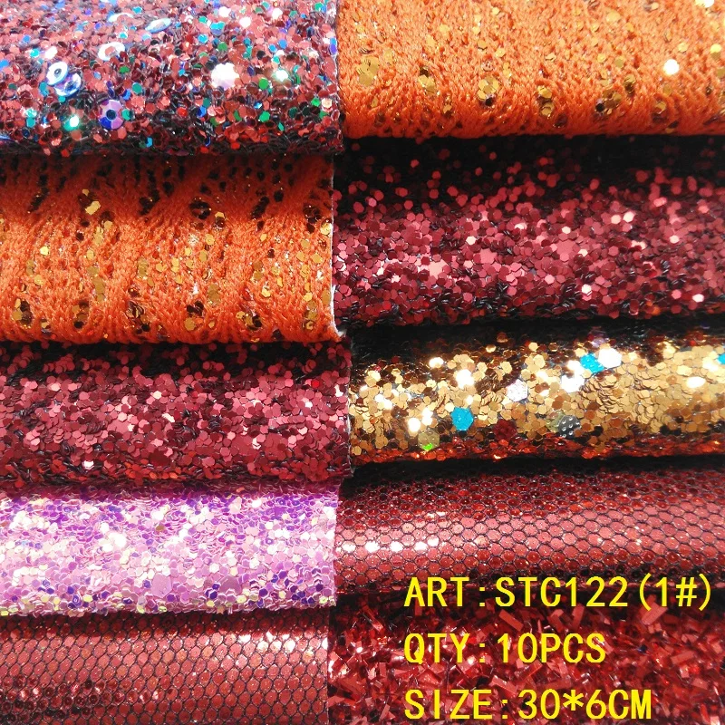 CLEAR STOCK 1SET(10PCS )30X6cm Alisa Glitter Cuero Sintetico Glitter Leather For DIY hair Accessroies Craft STC122
CLEAR STOCK 1SET(10PCS )30X6cm Alisa Glitter Cuero Sintetico Glitter Leather For DIY hair Accessroies Craft STC122