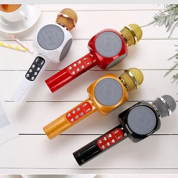 Top Wireless Bluetooth Ktv Speaker Mini Home Mic Microphone Fashion Flash Led Light Handheld Microphone For Mobile Phone Music
Top Wireless Bluetooth Ktv Speaker Mini Home Mic Microphone Fashion Flash Led Light Handheld Microphone For Mobile Phone Music
