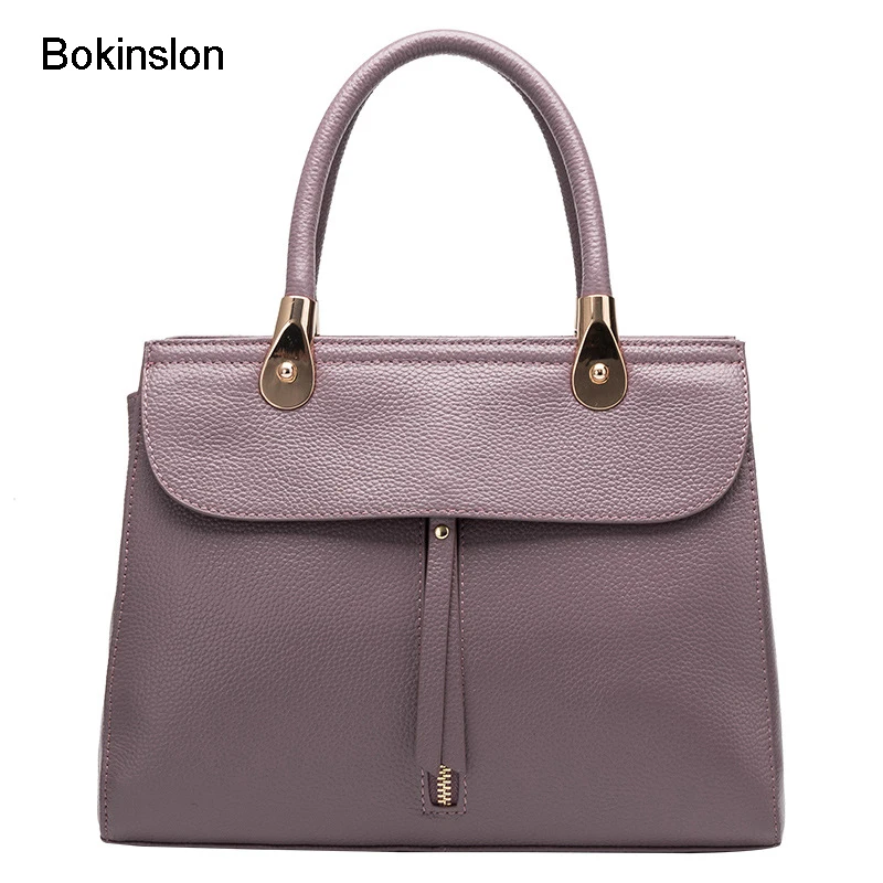 Bokinslon Brand Handbags For Women Fashion Elegant Woman Crossbody Bag Split Leather Popular Ladies Shoulder Bags
Bokinslon Brand Handbags For Women Fashion Elegant Woman Crossbody Bag Split Leather Popular Ladies Shoulder Bags