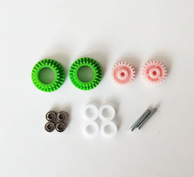 1Set 15349 Mini 4WD 3.5:1 Ratio Gear Set For MA/MS Chassis With 15357 White Washer 520 Bearings For Tamiya Mini 4WD Car Model
1Set 15349 Mini 4WD 3.5:1 Ratio Gear Set For MA/MS Chassis With 15357 White Washer 520 Bearings For Tamiya Mini 4WD Car Model