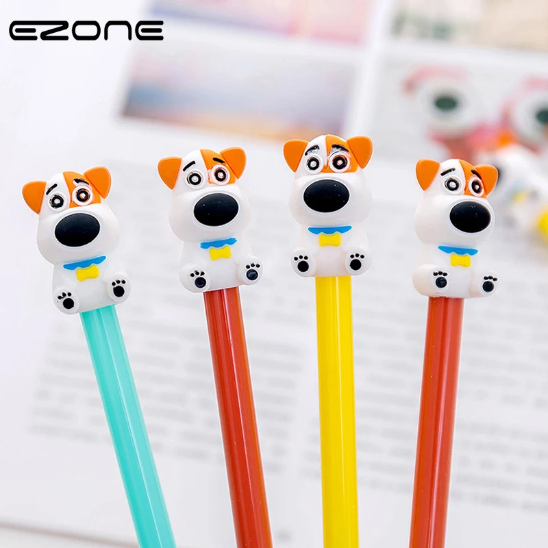 EZONE 1PC Cartoon Gel Pen Kawaii DOG On The Head Cute Candy Color Hangel 0.38mm Black Refills For Writing School Office Supply
EZONE 1PC Cartoon Gel Pen Kawaii DOG On The Head Cute Candy Color Hangel 0.38mm Black Refills For Writing School Office Supply