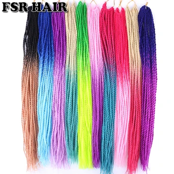 FSR Ombre Synthetic Braiding Hair 22 inch 100 Gram Senegalese Twist Hair Crochet braids 30 Roots/pack 39 Color Available
FSR Ombre Synthetic Braiding Hair 22 inch 100 Gram Senegalese Twist Hair Crochet braids 30 Roots/pack 39 Color Available