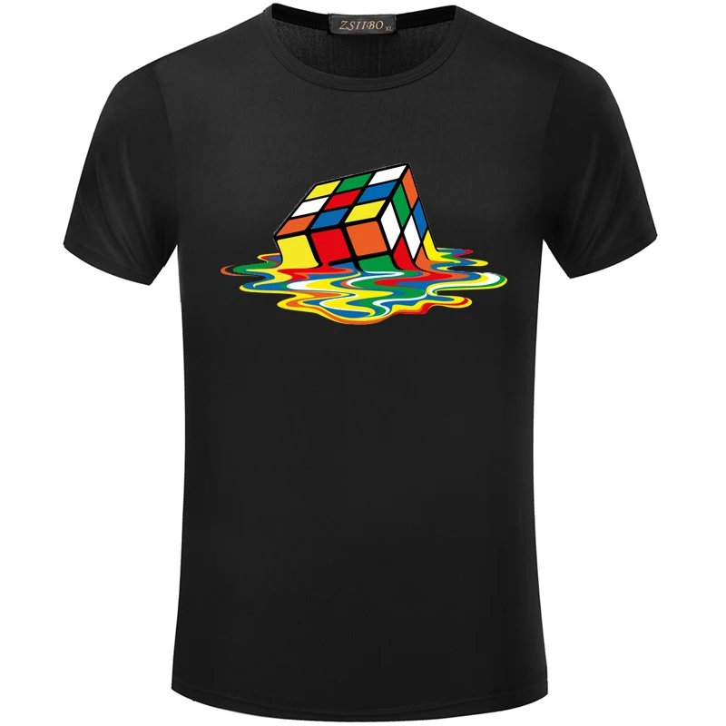 Rubik's cube Melt Cartoon Short sleeve T-Shirt Casual Same paragraph Brand Slim T Shirt Men Summer New Funny Print Tshirt S5MC37
Rubik's cube Melt Cartoon Short sleeve T-Shirt Casual Same paragraph Brand Slim T Shirt Men Summer New Funny Print Tshirt S5MC37