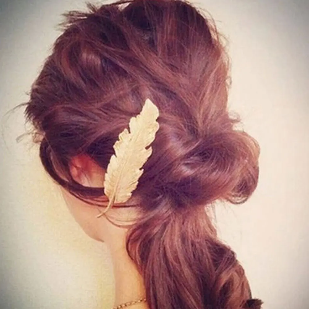 Vintage Gold Silver Leaf Shape Metal Hair Clips Women Elegant Hairpins Barrettes Girls Headbands Lady Hair Accessories Beautiful
Vintage Gold Silver Leaf Shape Metal Hair Clips Women Elegant Hairpins Barrettes Girls Headbands Lady Hair Accessories Beautiful