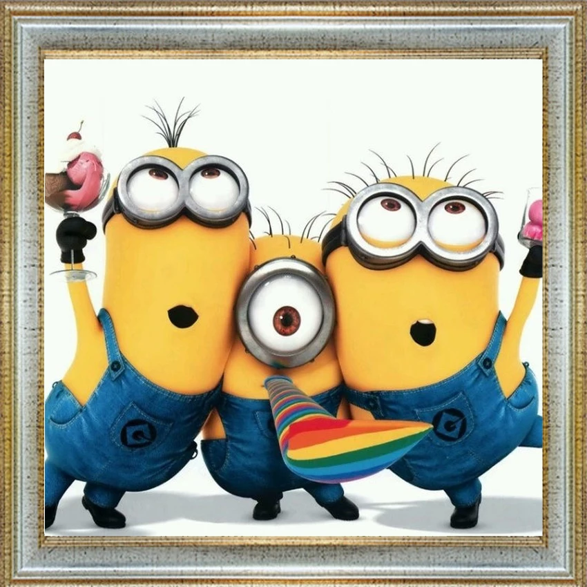 3D Diy Diamond Painting Cartoon Rhinestone Pasted Painting Square Drill Needlework Mosaic Diamond Embroidery Cross Stitch Minion
3D Diy Diamond Painting Cartoon Rhinestone Pasted Painting Square Drill Needlework Mosaic Diamond Embroidery Cross Stitch Minion