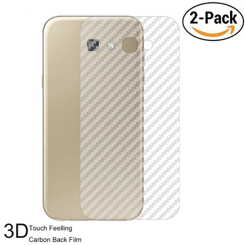 3D Carbon Fibre Protective Back Film For Samsung Galaxy A3 A5 A7 2016 2017 A500F A510F A520F Screen Protector (Not Glass)2PACK
3D Carbon Fibre Protective Back Film For Samsung Galaxy A3 A5 A7 2016 2017 A500F A510F A520F Screen Protector (Not Glass)2PACK