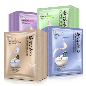 1Pc Face Facial Mask Maquiagem Silk Protein Moisturizing Replenishmen Mask Oil Control Whitening Skin Wrinkle Acne Filling
1Pc Face Facial Mask Maquiagem Silk Protein Moisturizing Replenishmen Mask Oil Control Whitening Skin Wrinkle Acne Filling