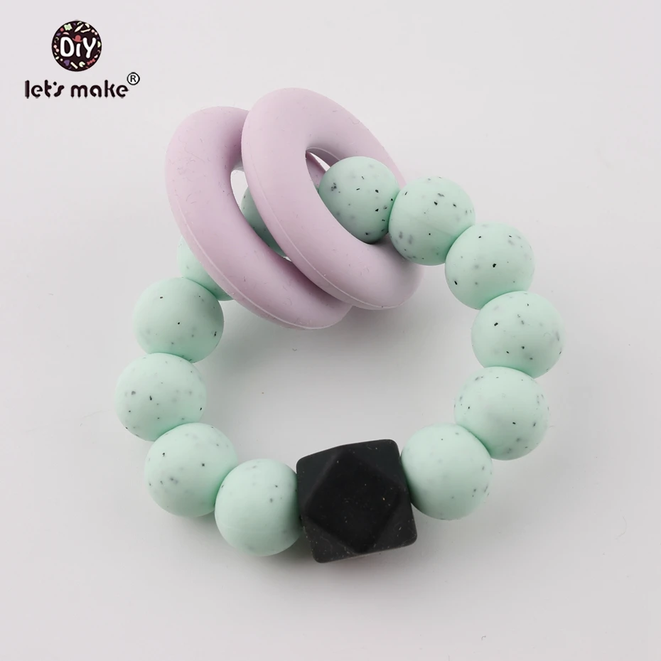 Let's Make 1pc PBA Free Sesame Hex Beads Circle Silicone Infant Kids Activity Gym Toy DIY Nursing Jewelry For Toddler Bracelet
Let's Make 1pc PBA Free Sesame Hex Beads Circle Silicone Infant Kids Activity Gym Toy DIY Nursing Jewelry For Toddler Bracelet